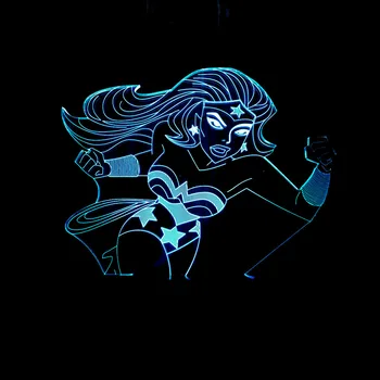 7 Color Changing 3D Wonder Woman Led Night Lights Kid Touch Button Visual Super Hero Usb Lamparas Tabel Lamp Decor Bedside Gifts
7 Color Changing 3D Wonder Woman Led Night Lights Kid Touch Button Visual Super Hero Usb Lamparas Tabel Lamp Decor Bedside Gifts
