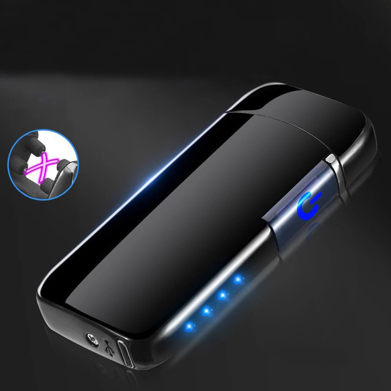 2019 New Touch Double Arc Plasma USB Lighter LED Display Rechargeable Cigarette Cigar Lighter Arc Pulse Electric Lighter
2019 New Touch Double Arc Plasma USB Lighter LED Display Rechargeable Cigarette Cigar Lighter Arc Pulse Electric Lighter