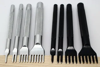 by dhl 100set 4pcs/set 4mm high quality Leather Craft Tool Hole Punches Lacing Stitching Punch Tool 1/2/4/6 Prong
by dhl 100set 4pcs/set 4mm high quality Leather Craft Tool Hole Punches Lacing Stitching Punch Tool 1/2/4/6 Prong