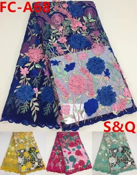 African french lace fabric with stone high quality 5yards latest african laces 2018 nigerian lace fabrics for party dress FC-A68
African french lace fabric with stone high quality 5yards latest african laces 2018 nigerian lace fabrics for party dress FC-A68