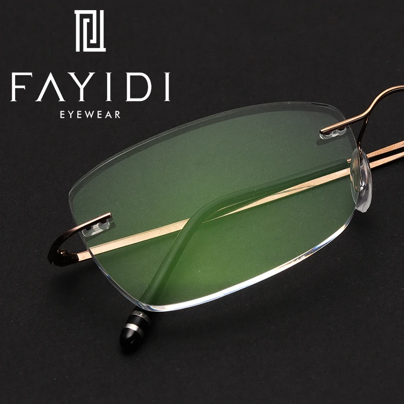 Metal Rimless Eyewear Frame Men Super Light Transparent Optical Clear Prescription Rimless Eyeglasses Frame #F137
Metal Rimless Eyewear Frame Men Super Light Transparent Optical Clear Prescription Rimless Eyeglasses Frame #F137