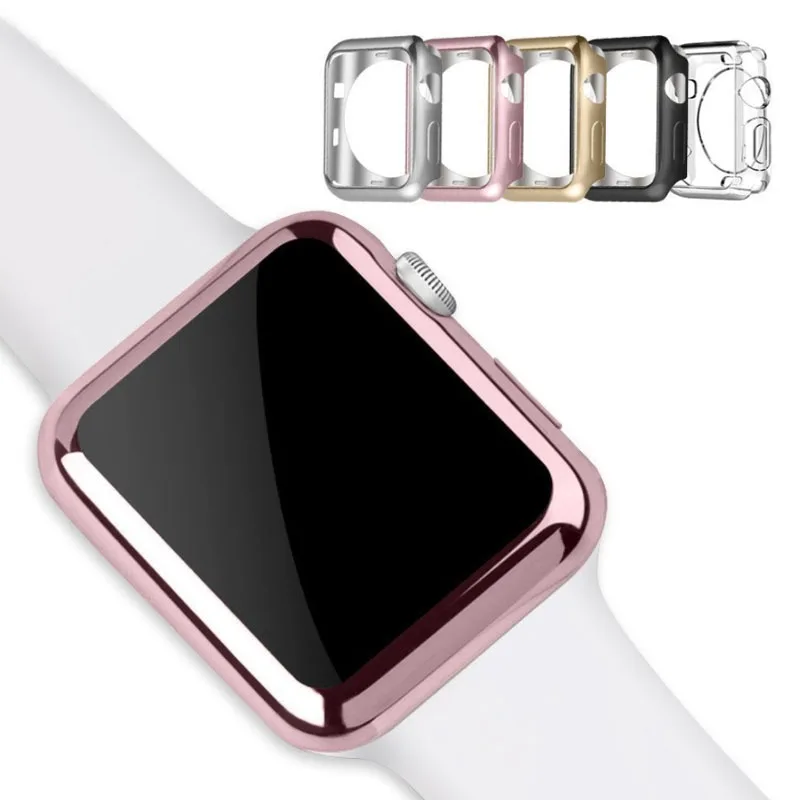 Fashion 360 Degree Slim Watch Cover for Apple Watch 42MM 38MM Case Soft Clear For iwatch 3 2 1 Anti-Shock Transparent protective
Fashion 360 Degree Slim Watch Cover for Apple Watch 42MM 38MM Case Soft Clear For iwatch 3 2 1 Anti-Shock Transparent protective