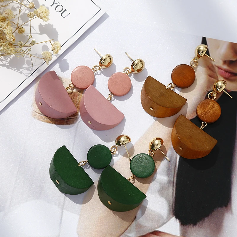 VIVILADY Boho Real Wood Geometric Colorful Women Drop Earrings Long Tassel Korean Fashion Hot Sale Beach Holiday Jewelry
VIVILADY Boho Real Wood Geometric Colorful Women Drop Earrings Long Tassel Korean Fashion Hot Sale Beach Holiday Jewelry