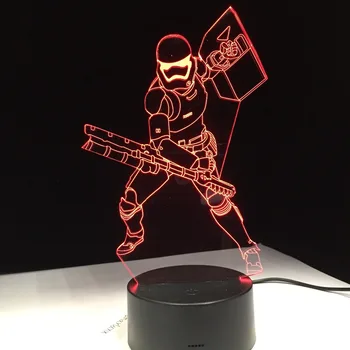 Darth Vader Soldier Shields Acrylic LED Table Light with Touch / Remote Control Factory Wholesale Drop Shipping
Darth Vader Soldier Shields Acrylic LED Table Light with Touch / Remote Control Factory Wholesale Drop Shipping