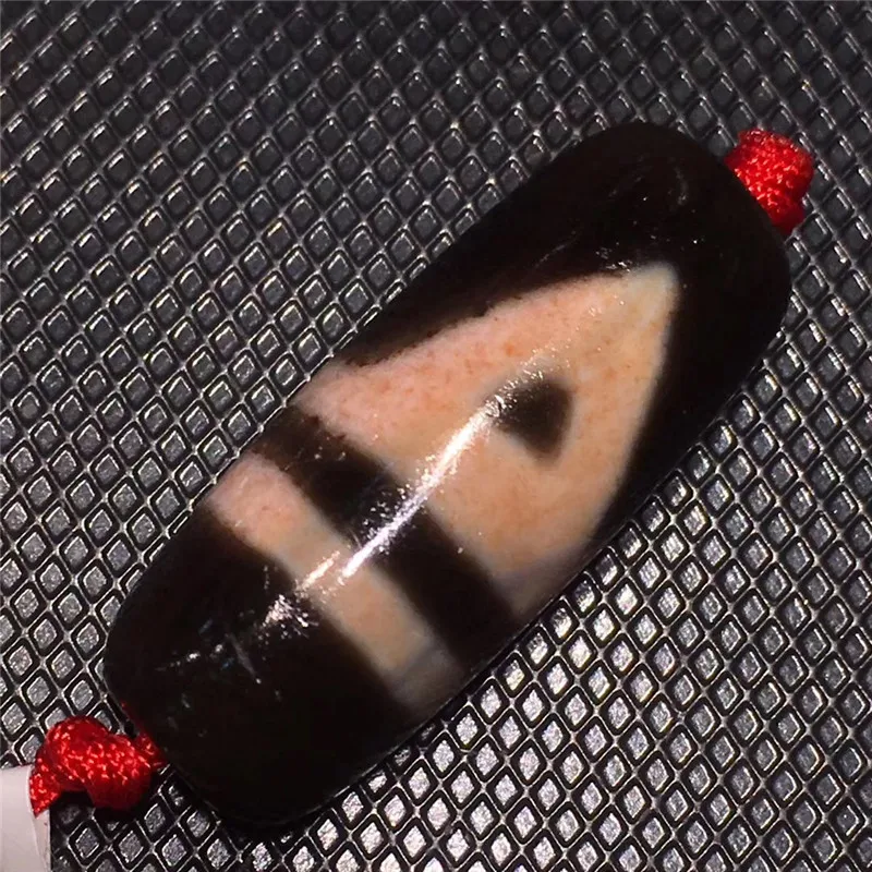 190708-1 Rare Patterns Cinnabar Dzi beads full of cinnabar dots Big Wisdom Totem Amulets Talisman Treasure
190708-1 Rare Patterns Cinnabar Dzi beads full of cinnabar dots Big Wisdom Totem Amulets Talisman Treasure
