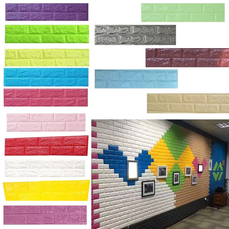 3D Brick Wall Stickers Panel Decal Self Adhesive Brick Pattern Soft Pack Sofa Background Living Room Decoration 60*15cm
3D Brick Wall Stickers Panel Decal Self Adhesive Brick Pattern Soft Pack Sofa Background Living Room Decoration 60*15cm