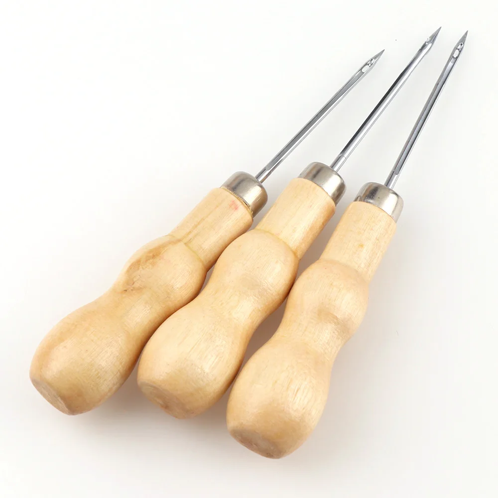 2Pcs/set Gourd Shape Wood Handle Tool Canvas Leather Sewing Shoes Awl Hand Stitching Taper Needle Tool Kit Craft Sewing Supplies
2Pcs/set Gourd Shape Wood Handle Tool Canvas Leather Sewing Shoes Awl Hand Stitching Taper Needle Tool Kit Craft Sewing Supplies