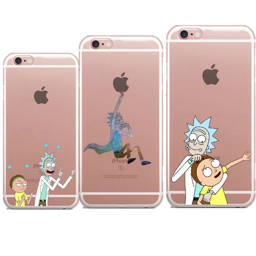 Phone Cases Rick and Morty Soft TPU Cover For iPhone SE 5 5S 6 6S Plus 7 7 Plus Clear transparent Case For iPhone X 8 8Plus New
Phone Cases Rick and Morty Soft TPU Cover For iPhone SE 5 5S 6 6S Plus 7 7 Plus Clear transparent Case For iPhone X 8 8Plus New