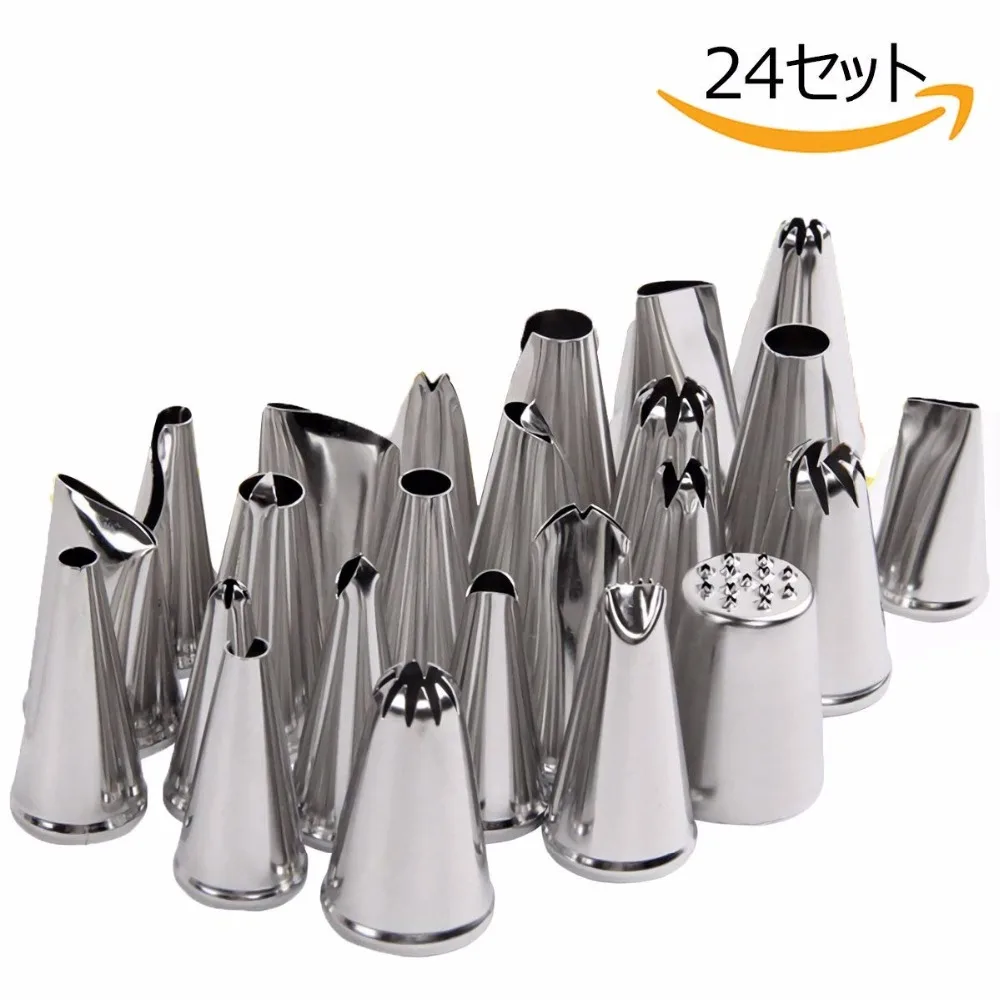 32 Pcs/Set Stainless steel Nozzle mould Icing Piping Pastry Tips Sugarcraft Cakes Decorating Set Baking Tools For Fondant
32 Pcs/Set Stainless steel Nozzle mould Icing Piping Pastry Tips Sugarcraft Cakes Decorating Set Baking Tools For Fondant
