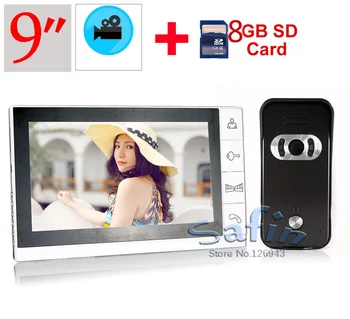 9inch recording video doorphone + 700tvl outdoor camera + 8GB SD Card DP-998R + 8G
9inch recording video doorphone + 700tvl outdoor camera + 8GB SD Card DP-998R + 8G