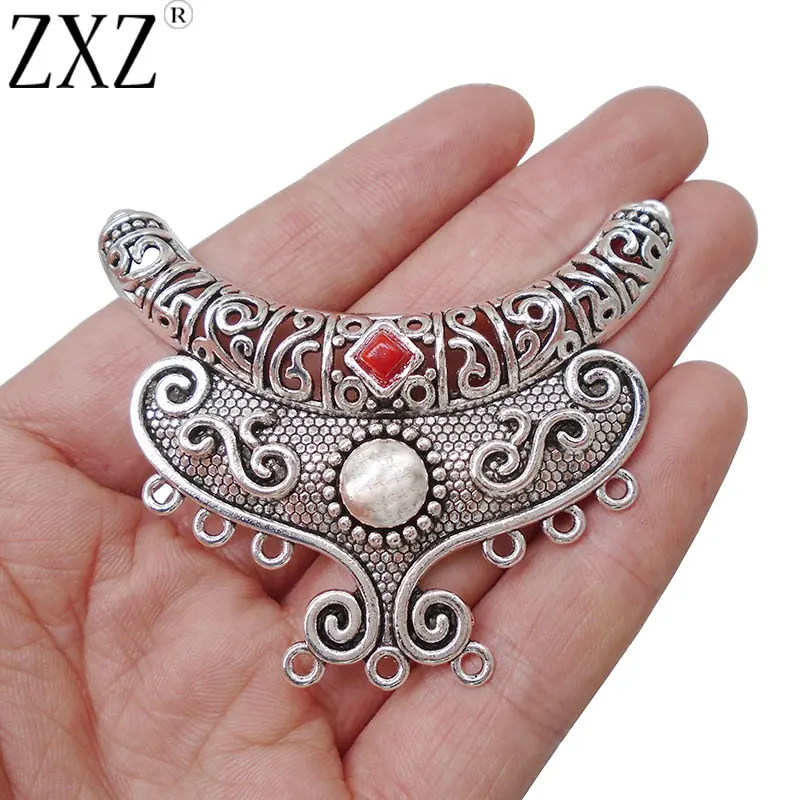 ZXZ 5pcs Large Chandelier Connector Pendant Components for Jewelry Making Supplies 64x40mm
ZXZ 5pcs Large Chandelier Connector Pendant Components for Jewelry Making Supplies 64x40mm