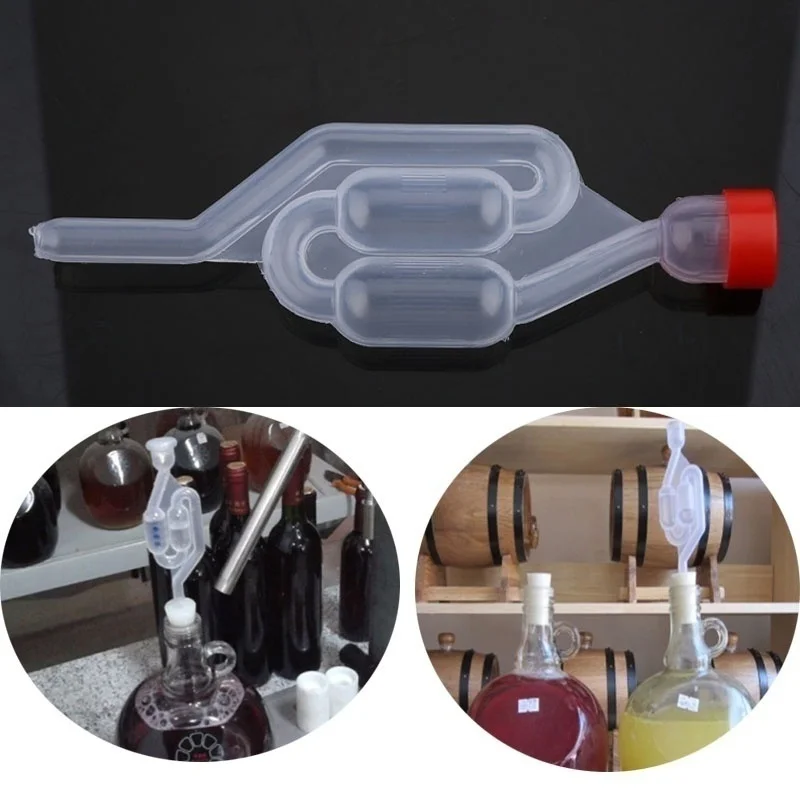 Air Lock Bubble Grommet One-way Exhaust Water Seal Valve with Cork Wine Maker with Stopper
Air Lock Bubble Grommet One-way Exhaust Water Seal Valve with Cork Wine Maker with Stopper