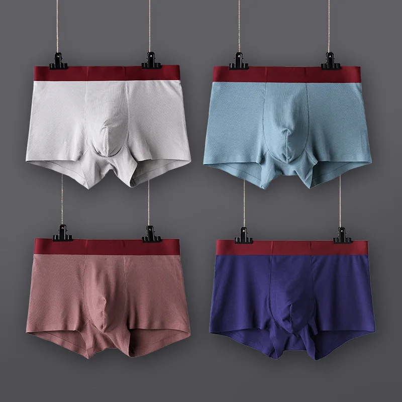 Quality Seamless Modal Men's Underwear Antibacterial Mid-waist Breathable Male Panties Cotton Boxer Solid Underpants Man Shorts
Quality Seamless Modal Men's Underwear Antibacterial Mid-waist Breathable Male Panties Cotton Boxer Solid Underpants Man Shorts