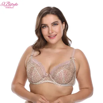 Xinbostyle Large Cup Bras Women ultra-thin Sexy Breathable Leopard Bras Adjusted Underwired Gathered Push Up Bras D DD Big Size
Xinbostyle Large Cup Bras Women ultra-thin Sexy Breathable Leopard Bras Adjusted Underwired Gathered Push Up Bras D DD Big Size