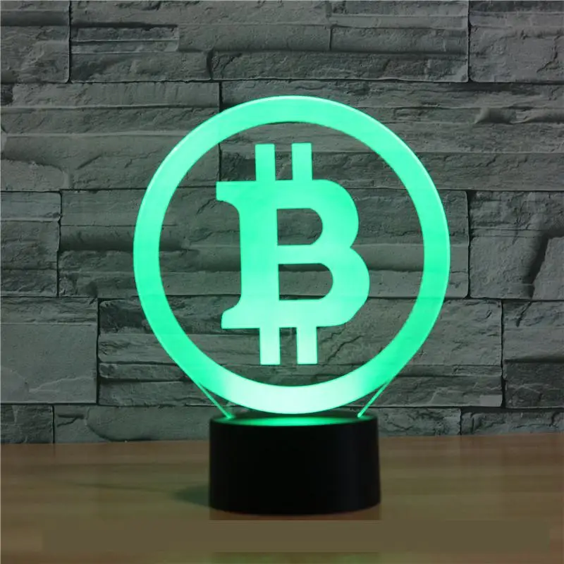 New Bitcoin 3d Lamp Seven Color Touch Led Visual Gift Decoration Desk Led Night Light Lovely 7 color change 3d Light
New Bitcoin 3d Lamp Seven Color Touch Led Visual Gift Decoration Desk Led Night Light Lovely 7 color change 3d Light