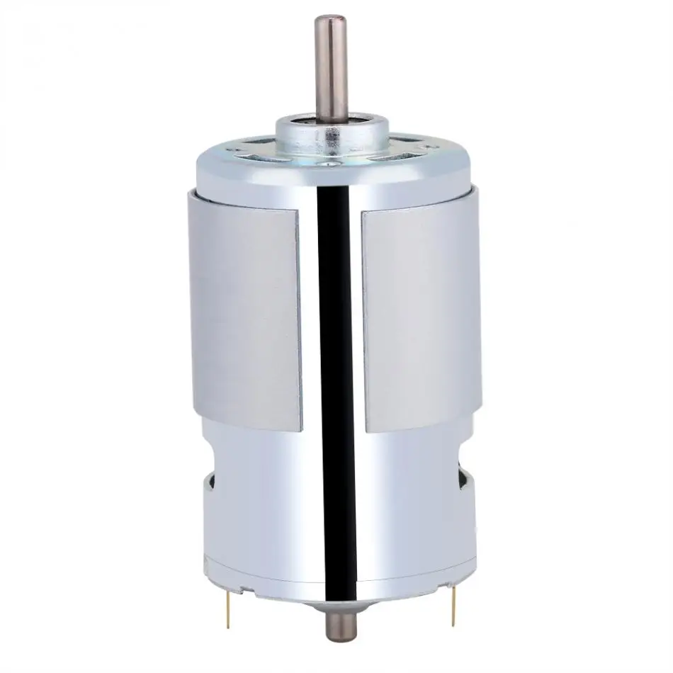Micro DC Electric Motor 12V 100W Round Shaft DC Motor 12000r/min High Speed Large Torque Gearbox Geared Electric Motor Silver
Micro DC Electric Motor 12V 100W Round Shaft DC Motor 12000r/min High Speed Large Torque Gearbox Geared Electric Motor Silver
