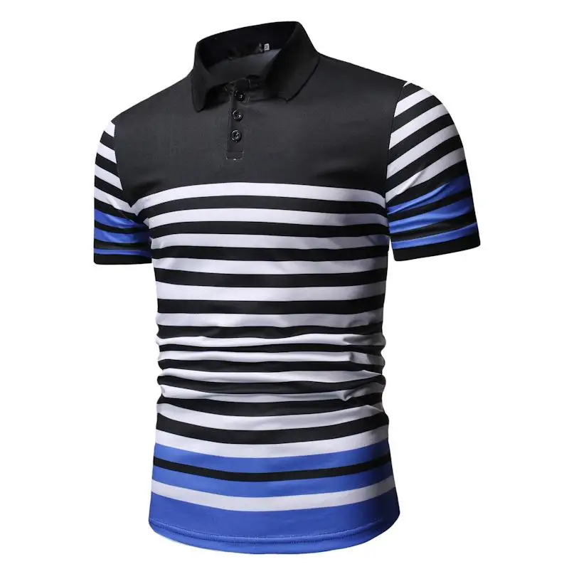 Men Polo Shirt Stripe Business Casual Men Polo Shirt Summer Tops Short sleeve Men's Clothing Tees White Black New
Men Polo Shirt Stripe Business Casual Men Polo Shirt Summer Tops Short sleeve Men's Clothing Tees White Black New