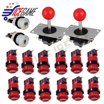 Jamma Joystick Buttons Kit with like Sanwa Joysticks Arcade Push Buttons with Microswitches for Arcade Replacement DIY Set Kit
Jamma Joystick Buttons Kit with like Sanwa Joysticks Arcade Push Buttons with Microswitches for Arcade Replacement DIY Set Kit