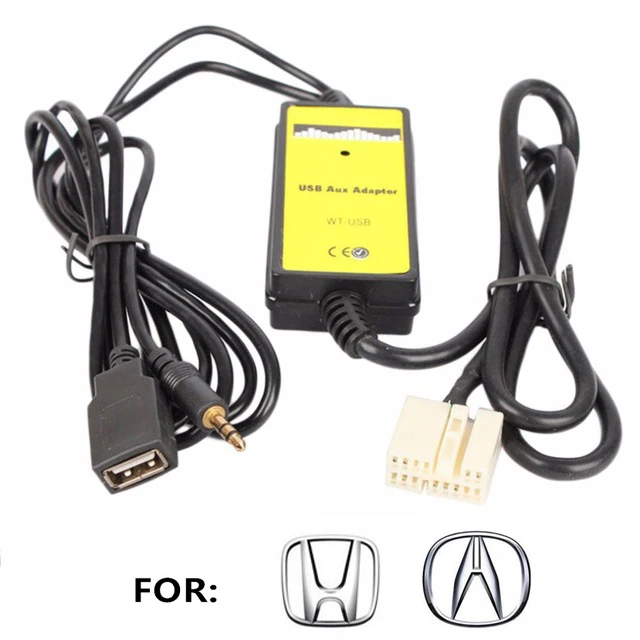 Car MP3 Audio Interface CD Adapter SD AUX USB Data Cable Adapter Connect Virtual CD Changer for Honda Acura with Amplifier Chip
Car MP3 Audio Interface CD Adapter SD AUX USB Data Cable Adapter Connect Virtual CD Changer for Honda Acura with Amplifier Chip
