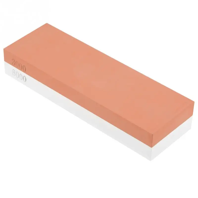 1Set Two Sides 3000&8000 Kitchen Knife Sharpener White Corundum Sharpener Stone Non-slip Sharpening Stone Grinding Abrasive Tool
1Set Two Sides 3000&8000 Kitchen Knife Sharpener White Corundum Sharpener Stone Non-slip Sharpening Stone Grinding Abrasive Tool
