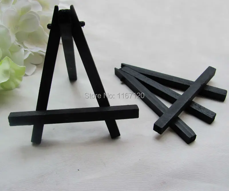 6Pcs Mini Black Display Miniature Easel Wedding Table Number Place Name Card Stand 11*10cm
6Pcs Mini Black Display Miniature Easel Wedding Table Number Place Name Card Stand 11*10cm