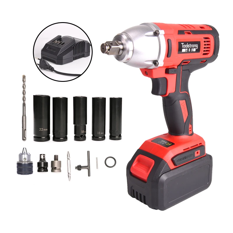 Toolstrong Impact Wrench 18V Electric Impact Wrench Variable Speed Cordless Rechargeable Electric Impact Drill IW003
Toolstrong Impact Wrench 18V Electric Impact Wrench Variable Speed Cordless Rechargeable Electric Impact Drill IW003