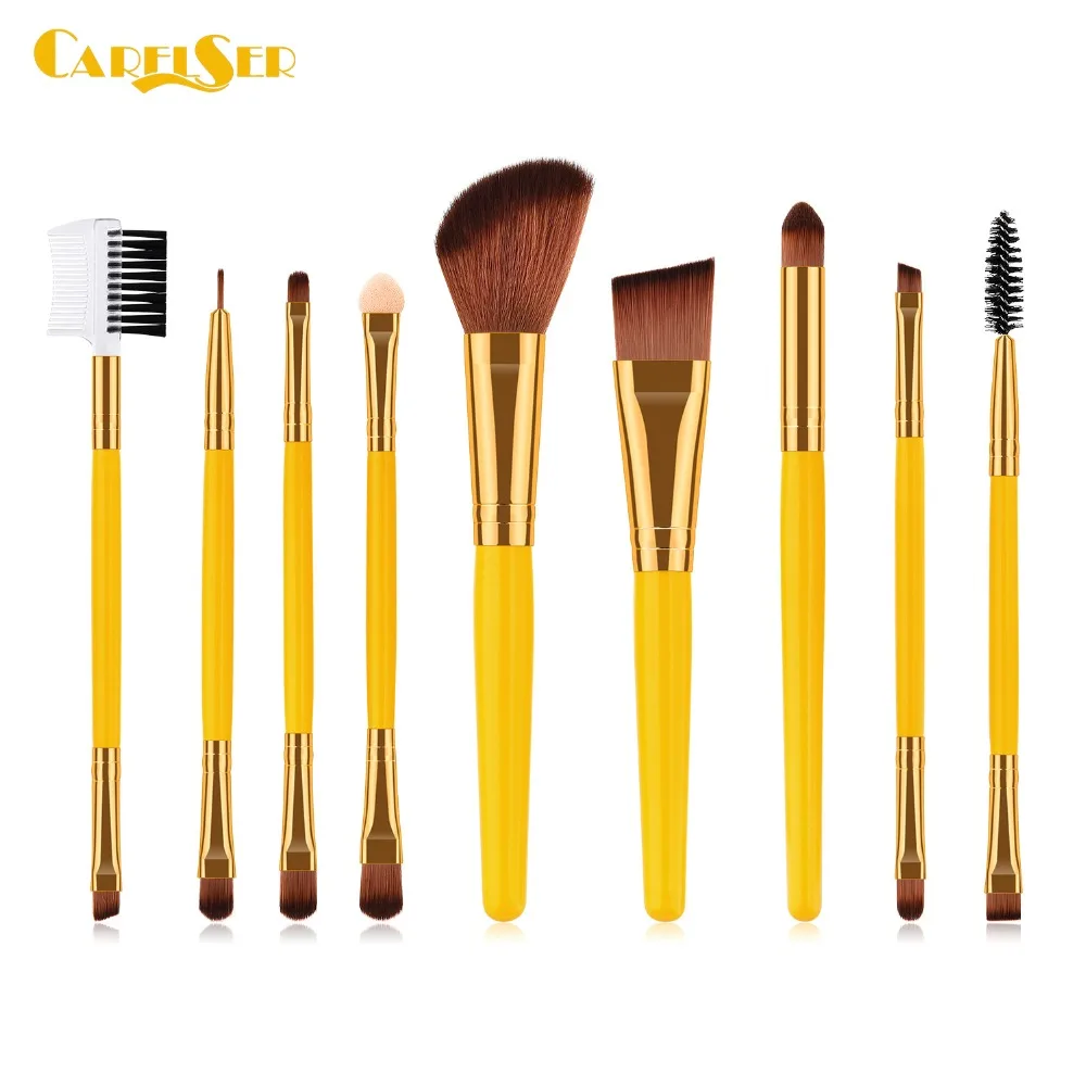 CARELSER New Fashion Makeup Brushes Sets 9PCS Metal Foundation Cosmetic Eyebrow Eyeshadow Makeup Brush Tools Freeship
CARELSER New Fashion Makeup Brushes Sets 9PCS Metal Foundation Cosmetic Eyebrow Eyeshadow Makeup Brush Tools Freeship