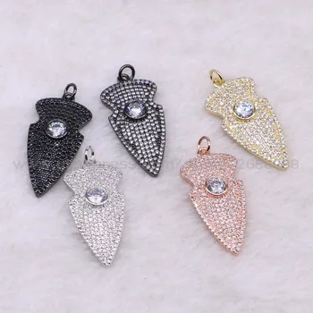 Fashion Copper Arrow pendant micro pave Cubic Zircon pendant High quality Mix color metal pendant jewelry gift to lady 3466
Fashion Copper Arrow pendant micro pave Cubic Zircon pendant High quality Mix color metal pendant jewelry gift to lady 3466