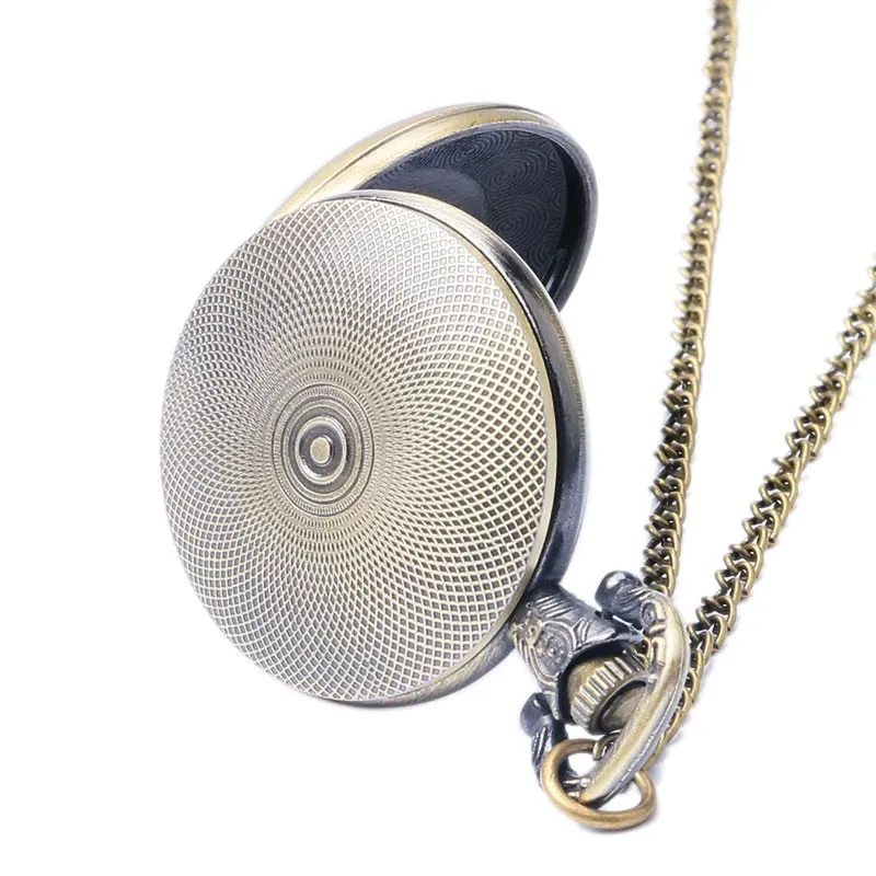 Glass Dome Design Pocket Watch With Chain Necklace Glass Dome Design Pocket Watch With Chain Necklace