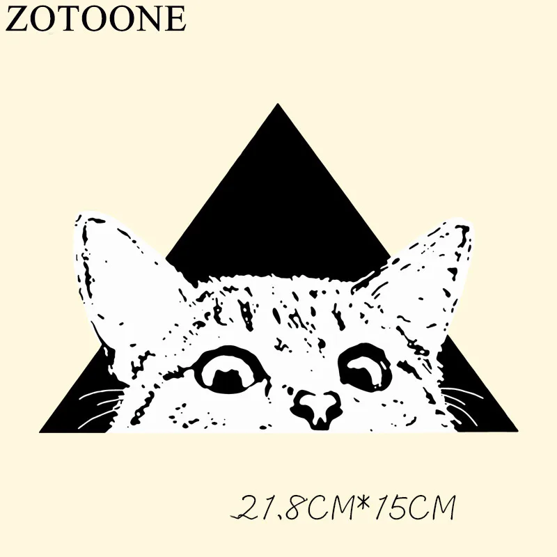 ZOTOONE Black Cat Patches for Clothing Iron-on Transfers Thermal Embroidery Applique DIY Heat Transfers for Clothes Stickers
ZOTOONE Black Cat Patches for Clothing Iron-on Transfers Thermal Embroidery Applique DIY Heat Transfers for Clothes Stickers