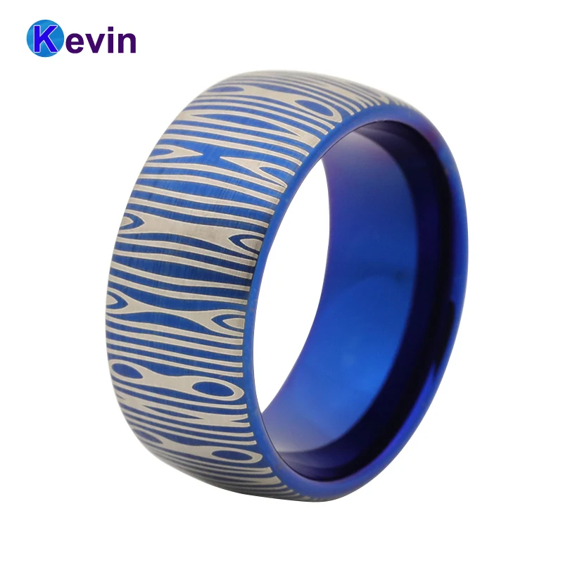 New Arrivals Fashion Blue Plated Mens Tungsten Wedding Band With Damascus Engraved
New Arrivals Fashion Blue Plated Mens Tungsten Wedding Band With Damascus Engraved