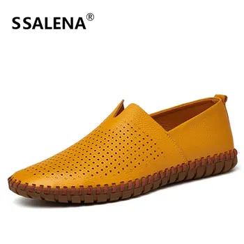 Men Slip On Leather Casual Shoes Hollow Breathable Summer Loafers Shoes for Mens Handmade Moccasins Shoes Size EU38-50 AA11567
Men Slip On Leather Casual Shoes Hollow Breathable Summer Loafers Shoes for Mens Handmade Moccasins Shoes Size EU38-50 AA11567