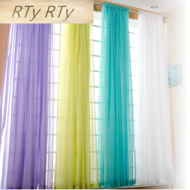 European and American style white Window Screening Solid Door Curtains Drape Panel Sheer Tulle For Living Room
European and American style white Window Screening Solid Door Curtains Drape Panel Sheer Tulle For Living Room