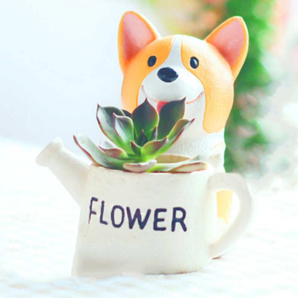 Cute Dog Design Resin Pot Planter for Garden Flower Succulent Cactus Herbs Plant Bed Box Case Container
Cute Dog Design Resin Pot Planter for Garden Flower Succulent Cactus Herbs Plant Bed Box Case Container