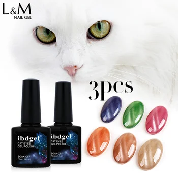 3 Bottles ibdgel brand soak off long lasting uv gel nail polish magnetic jade cat eye artist nail gel
3 Bottles ibdgel brand soak off long lasting uv gel nail polish magnetic jade cat eye artist nail gel
