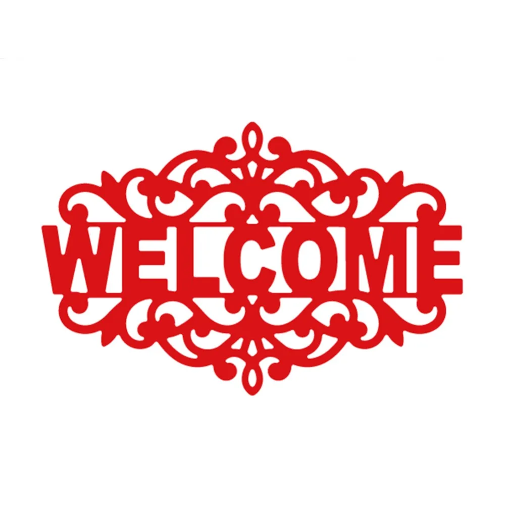 90X59MM Welcome flower Customized Carbon steel Cutting Dies Scrapbooking Embossing Dies Cut Stencils DIY Decorative Cards
90X59MM Welcome flower Customized Carbon steel Cutting Dies Scrapbooking Embossing Dies Cut Stencils DIY Decorative Cards
