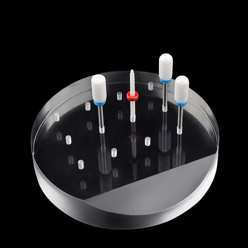 Top Transparent 12 Holes Nail Drill Bit Holder Exhibition Stand Display Nail Art Container Storage Box Manicure Nail Tool
Top Transparent 12 Holes Nail Drill Bit Holder Exhibition Stand Display Nail Art Container Storage Box Manicure Nail Tool