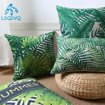 Green Tropical plants Green Leaf Leaves Square Cushion Cover For Sofa Car Home Capa De Almofadas 45x45cm
Green Tropical plants Green Leaf Leaves Square Cushion Cover For Sofa Car Home Capa De Almofadas 45x45cm