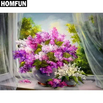 HOMFUN Full Square/Round Drill 5D DIY Diamond Painting "Purple flowers" 3D Embroidery Cross Stitch 5D Home Decor A00196
HOMFUN Full Square/Round Drill 5D DIY Diamond Painting "Purple flowers" 3D Embroidery Cross Stitch 5D Home Decor A00196