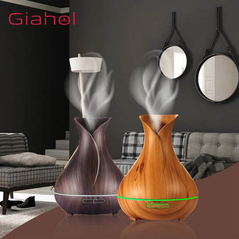 GIAHOL 400ml Timer Wood Essential Oil Aroma Diffuser Auto Shut-off Air Humidifi Diffusor for Home Office Bedroom Humidifier Mist
GIAHOL 400ml Timer Wood Essential Oil Aroma Diffuser Auto Shut-off Air Humidifi Diffusor for Home Office Bedroom Humidifier Mist