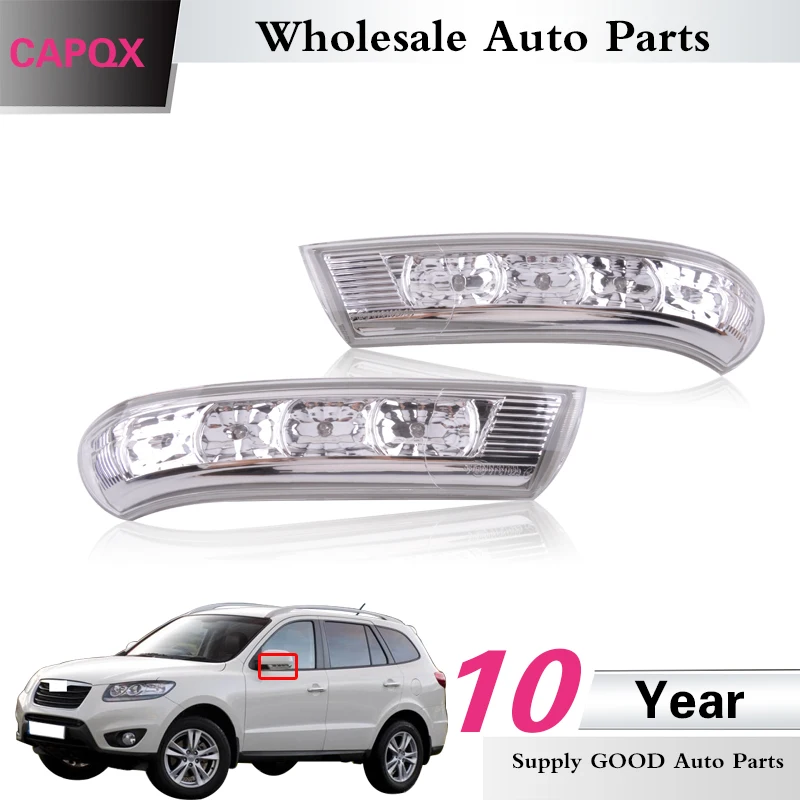 CAPQX 1Pair Original Outside rearview Mirror LED Turn light Lamp Blink For Santa Fe 2009-2011 Santafe Veracruz IX55 87613 3J000
CAPQX 1Pair Original Outside rearview Mirror LED Turn light Lamp Blink For Santa Fe 2009-2011 Santafe Veracruz IX55 87613 3J000
