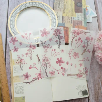 DIY 3 Sheets Spring Cherry Blossoms Washi Paper Sticker As Scrapbooking Decoration Gift Packing Label Decoration Use
DIY 3 Sheets Spring Cherry Blossoms Washi Paper Sticker As Scrapbooking Decoration Gift Packing Label Decoration Use