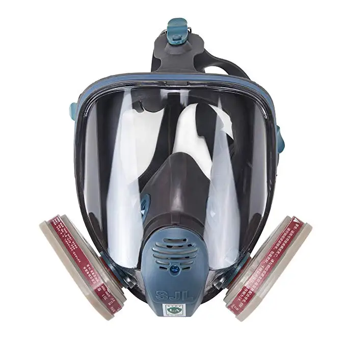 Full Face Reusable Respirator Safety Gas Mask for Organic Vapor Respiratory Protection Paint Pesticide Chemical Activated Carbon
Full Face Reusable Respirator Safety Gas Mask for Organic Vapor Respiratory Protection Paint Pesticide Chemical Activated Carbon
