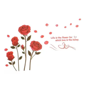 LESUPERAY Red Rose Flower Wall Sticker Home Room Mural Decal Decor DIY Removable wallpapers
LESUPERAY Red Rose Flower Wall Sticker Home Room Mural Decal Decor DIY Removable wallpapers