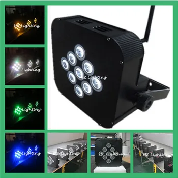 Free Shipping 16pcs/lot Flycase + Powerful Battery & Wireless with 9*18W RGBWA & UV Slim LED Par Light Flat LED Par Light
Free Shipping 16pcs/lot Flycase + Powerful Battery & Wireless with 9*18W RGBWA & UV Slim LED Par Light Flat LED Par Light