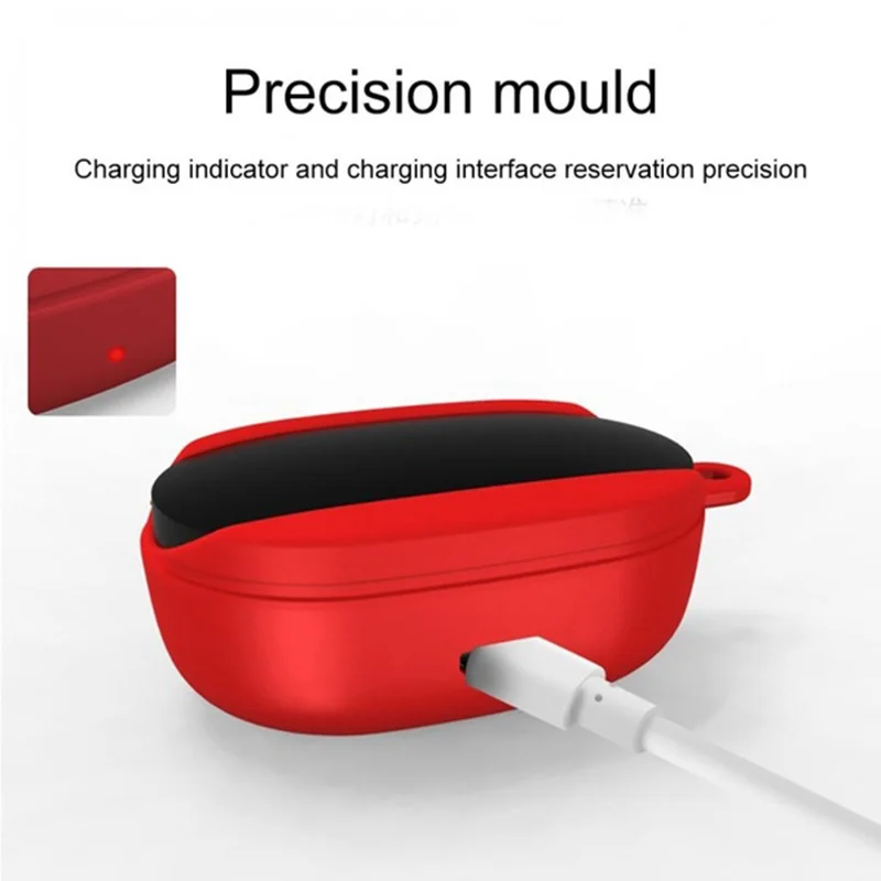 1pc Silicone Protective Case for Airdots Youth Version Xiaomi Wireless Bluetooth Headset Headphone Cover Redmi | Электроника