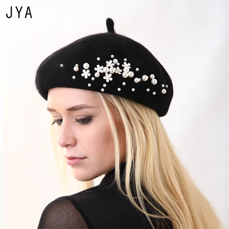 High Quality Knit 98% Pure Wool Felt Beret for Women Girls Fashion New Elegant Female Beret British Style Winter Hat Solid Color
High Quality Knit 98% Pure Wool Felt Beret for Women Girls Fashion New Elegant Female Beret British Style Winter Hat Solid Color