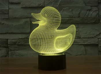 Cute Color Changed Rubber Duck Night light 3D Bedroom Bulb Lamp USB/Battery Powered Soft Light For Baby Kids Bedside Touch Lamp
Cute Color Changed Rubber Duck Night light 3D Bedroom Bulb Lamp USB/Battery Powered Soft Light For Baby Kids Bedside Touch Lamp
