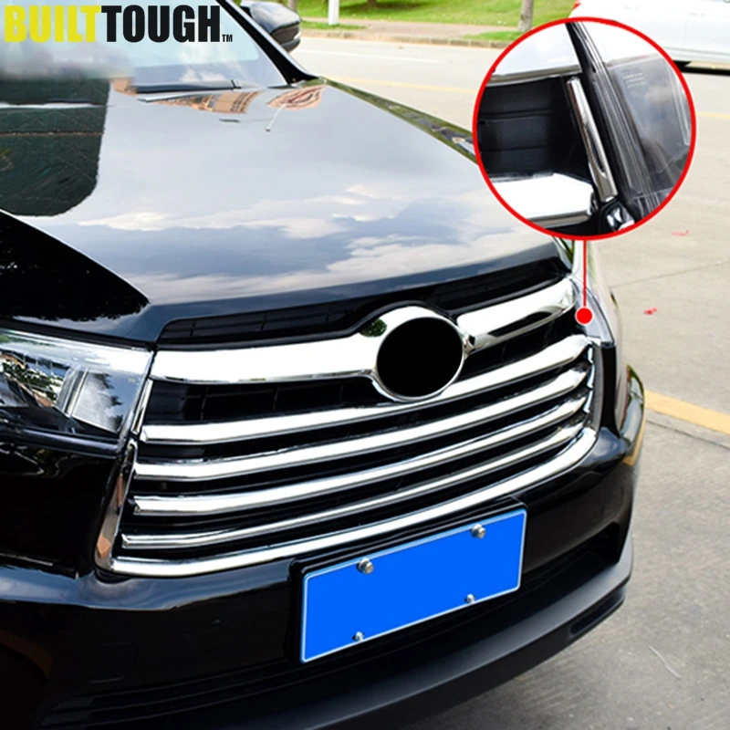 For Toyota Highlander Kluger 2014 2015 2016 Chrome Front Hood Bonnet Mesh Grille Grill Cover Trim Bumper Garnish Molding Styling
For Toyota Highlander Kluger 2014 2015 2016 Chrome Front Hood Bonnet Mesh Grille Grill Cover Trim Bumper Garnish Molding Styling
