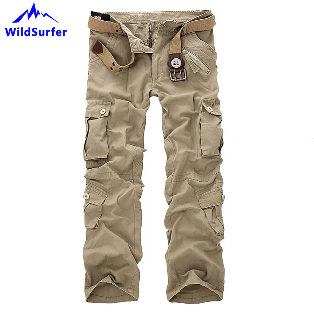 WildSurfer Cotton Multi Pockets Men Pants Tactical Military Plus Size Hiking Sports Mens Pants Camping Loose Cargo Trousers WP93
WildSurfer Cotton Multi Pockets Men Pants Tactical Military Plus Size Hiking Sports Mens Pants Camping Loose Cargo Trousers WP93